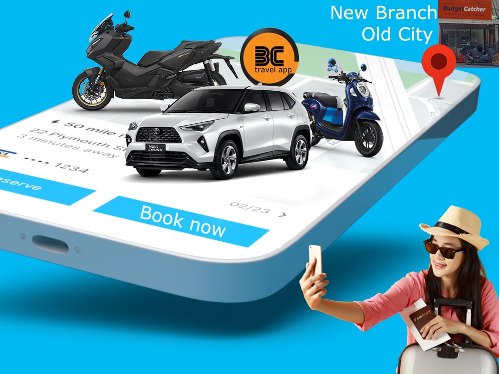 Download the BudgetCatcher Chiang Mai App for Android and for iPhone.