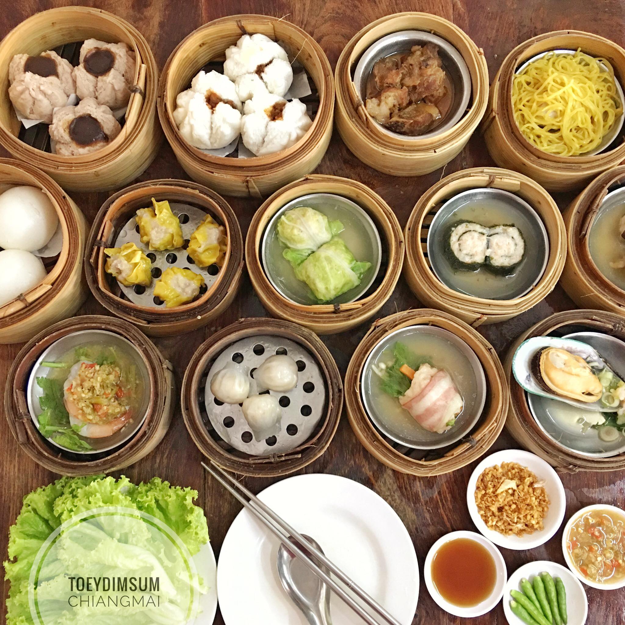 Best dim sum restaurants in Chiang Mai, Thailand.