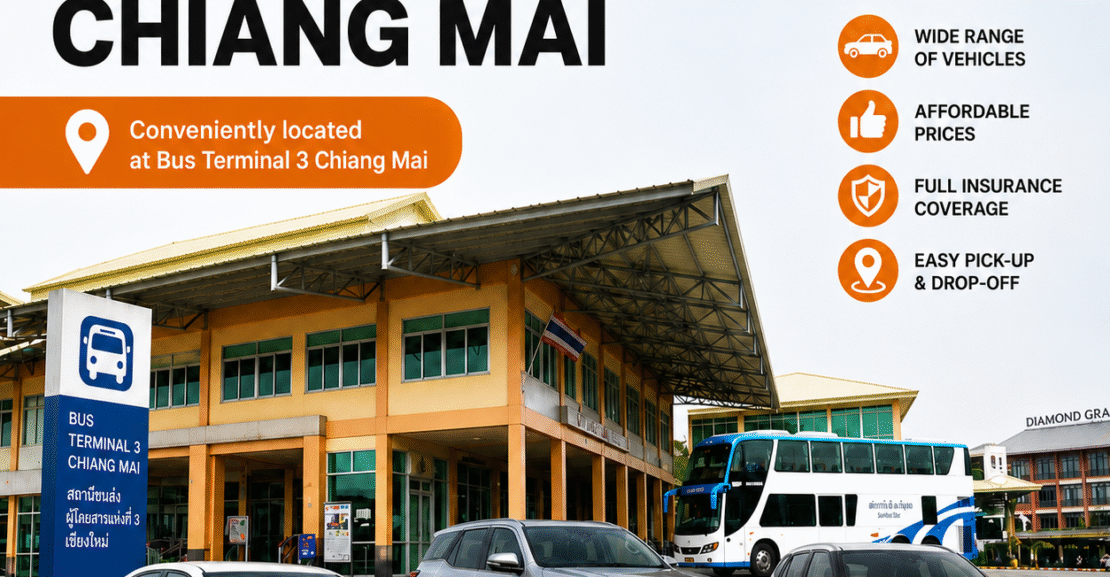 Car rental at Chiang Mai Bus Station