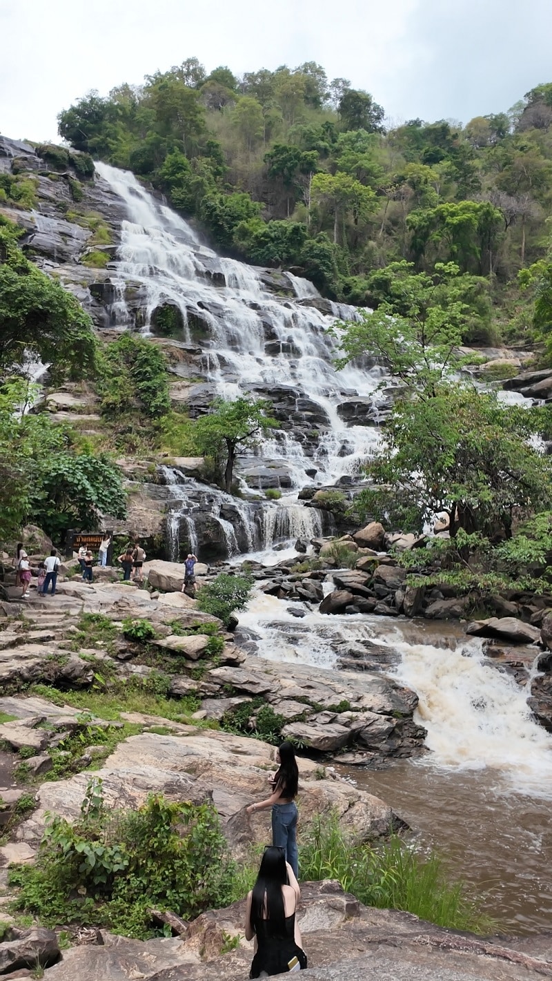 Mae Ya Waterfall - One of Thailands Most Beautiful Waterfalls Forest trail leading toward Mae Ya Waterfall in Doi Inthanon National Park