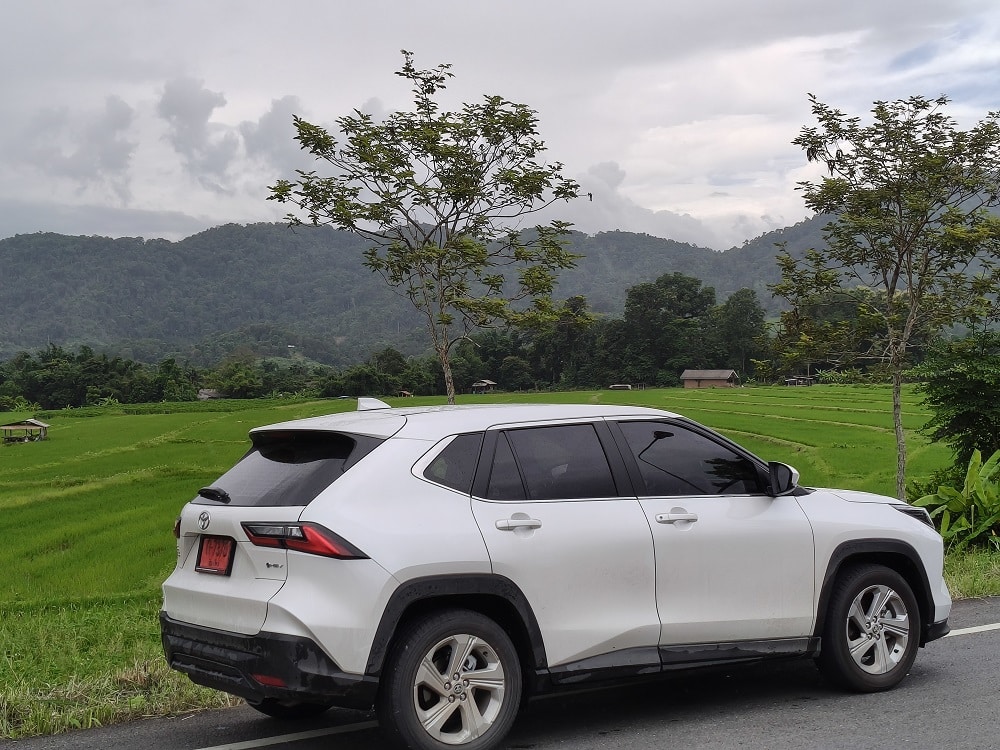Toyota Yaris Cross in Mae Salong Rent a Car for Doi Mae Salong