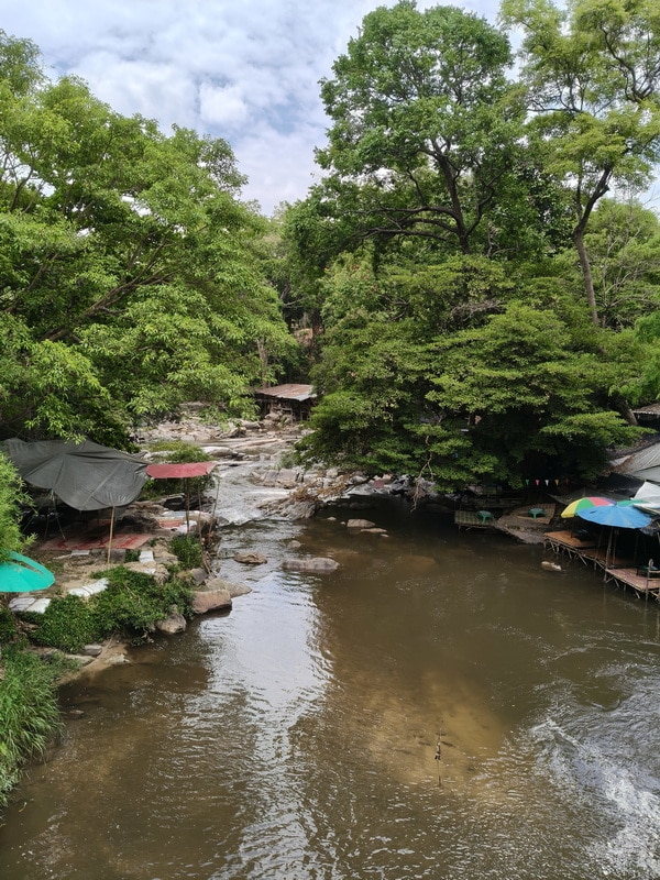 Riverside Thai food with jungle views Mae Klang Waterfall - Doi Inthanon