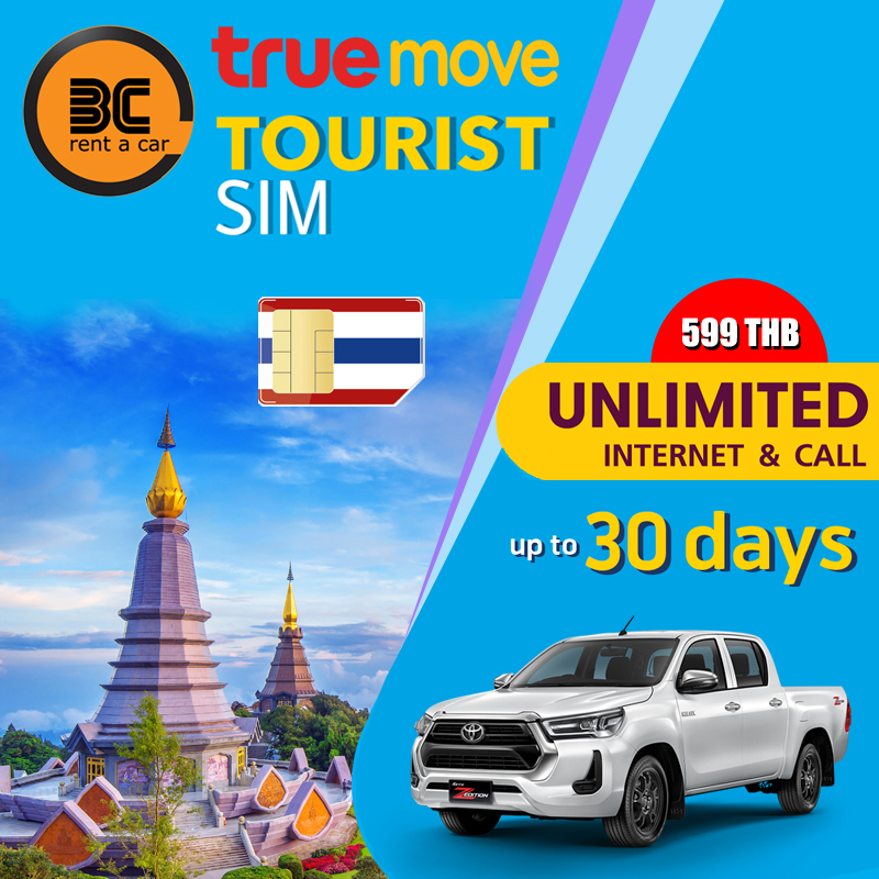 Why do I need a Thailand SIM card for my car rental?