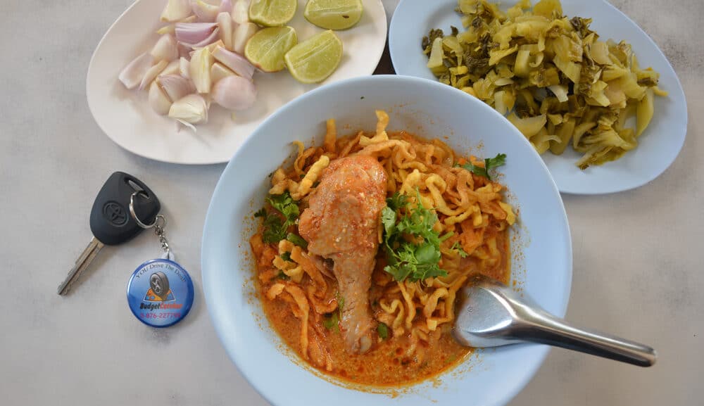 Khao Soi the most famous Chiang Mai Noodle Dish.