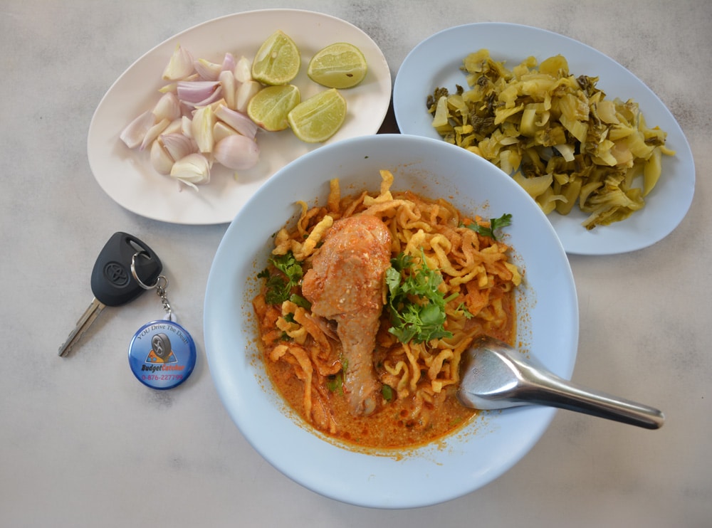 Khao Soi the most famous Chiang Mai Noodle Dish.